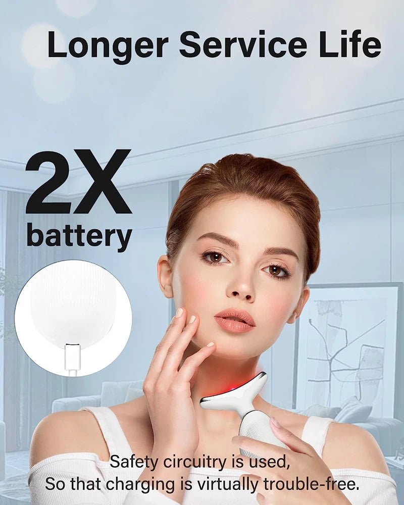 Facial & Neck Beauty Lifting Massager Greenly Hub™