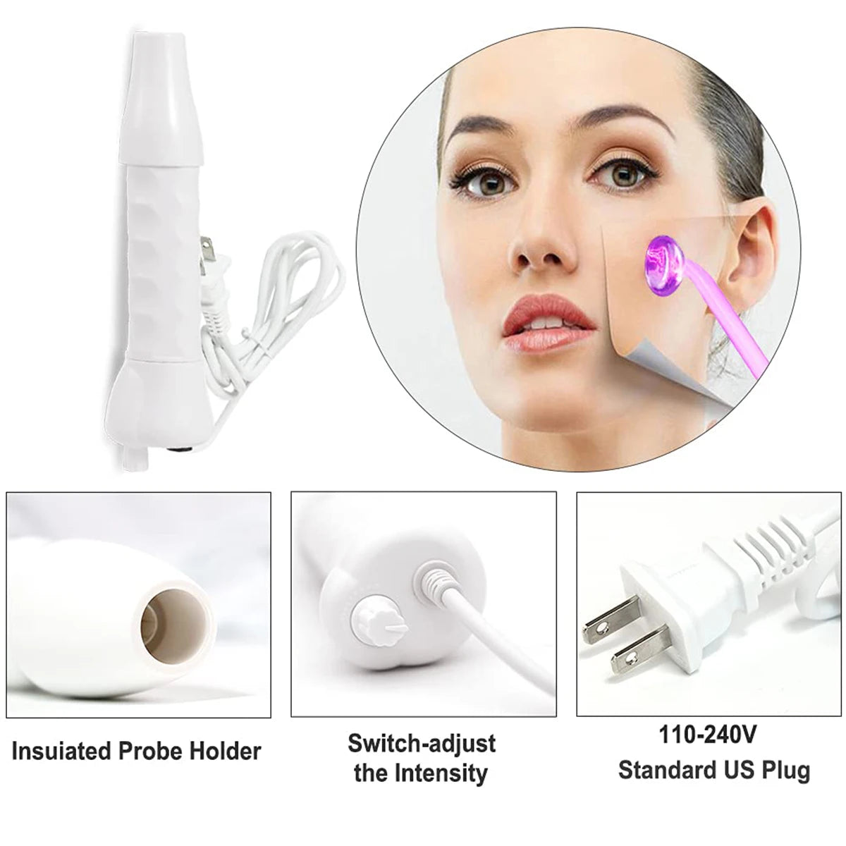 Greenly Hub™ High Frequency Facial Wand