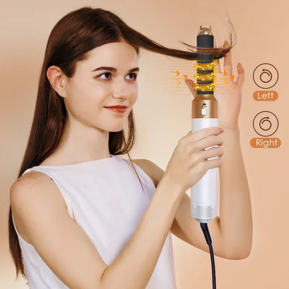 5 in 1 Hair Dryer Greenly Hub™. Comb set professional: сurling iron hair, straightener, hair styling , hair dryer curling